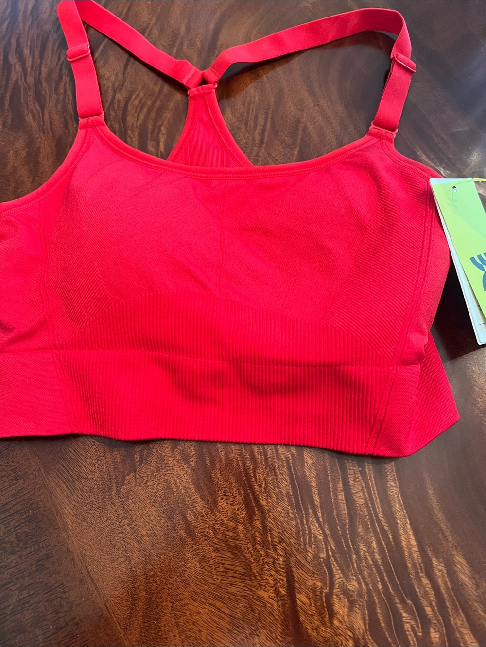 All In Motion Red Sports Bra Size Large New